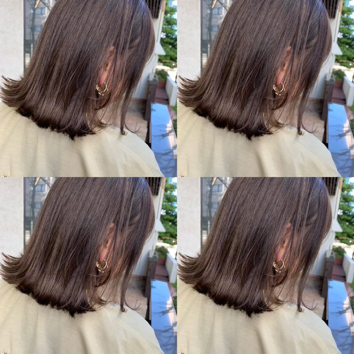 ミディアム カラー 艶髪・酸性ストレート フリツのヘアスタイル