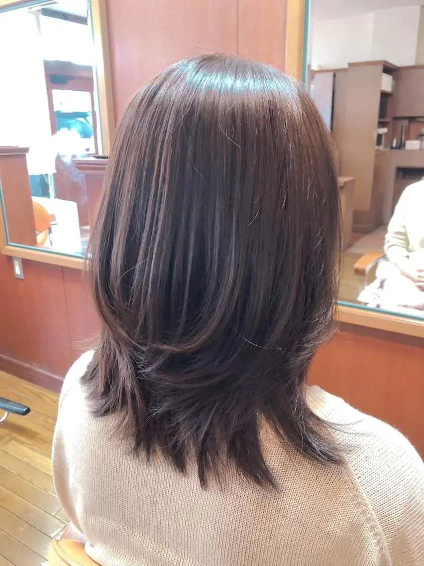 ヘアカラー＋シャンプーブロー　　　　　　　　　　　　　　　　ボブ＋¥550M＋¥1100L＋¥2200LL＋¥3300の写真