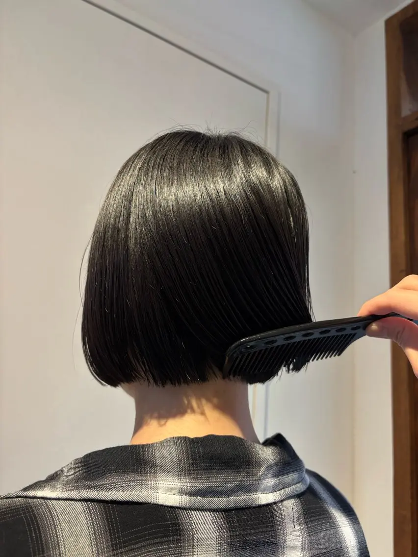 ショート ボブ 長沼 咲輝のヘアスタイル