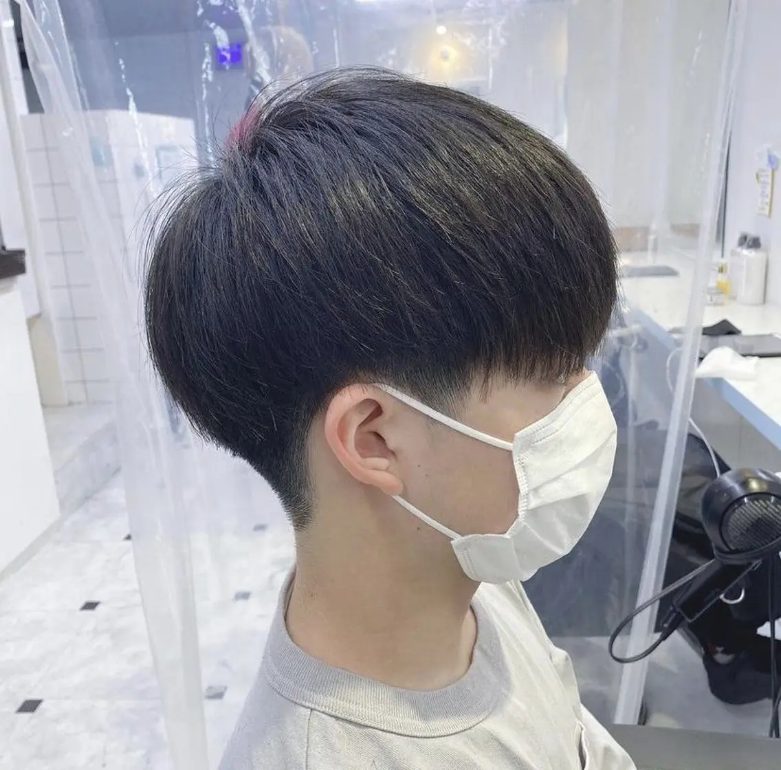 【刈り上げマッシュ限定メニュー】カットモデルの写真