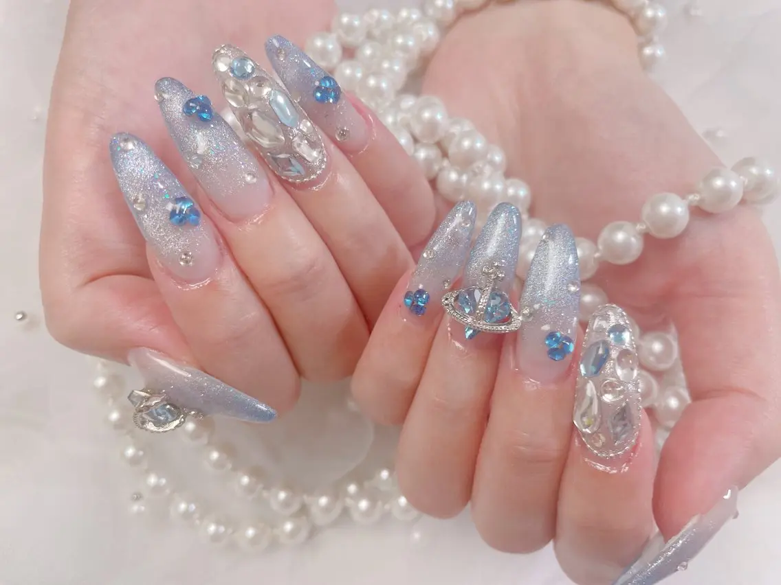 ネイル ハンドネイル ネイルサロンエクラ 🫧Shizukaのネイルデザイン