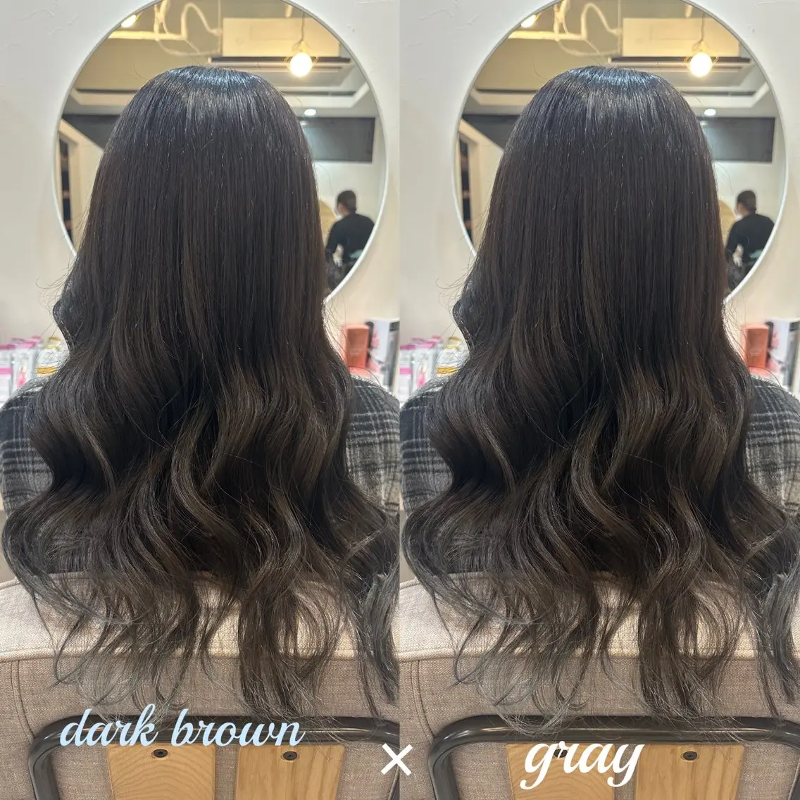 ロング ヘアカラー トリートメント lovis🧸ゆうあ 🧸/透明感カラーのヘアスタイル