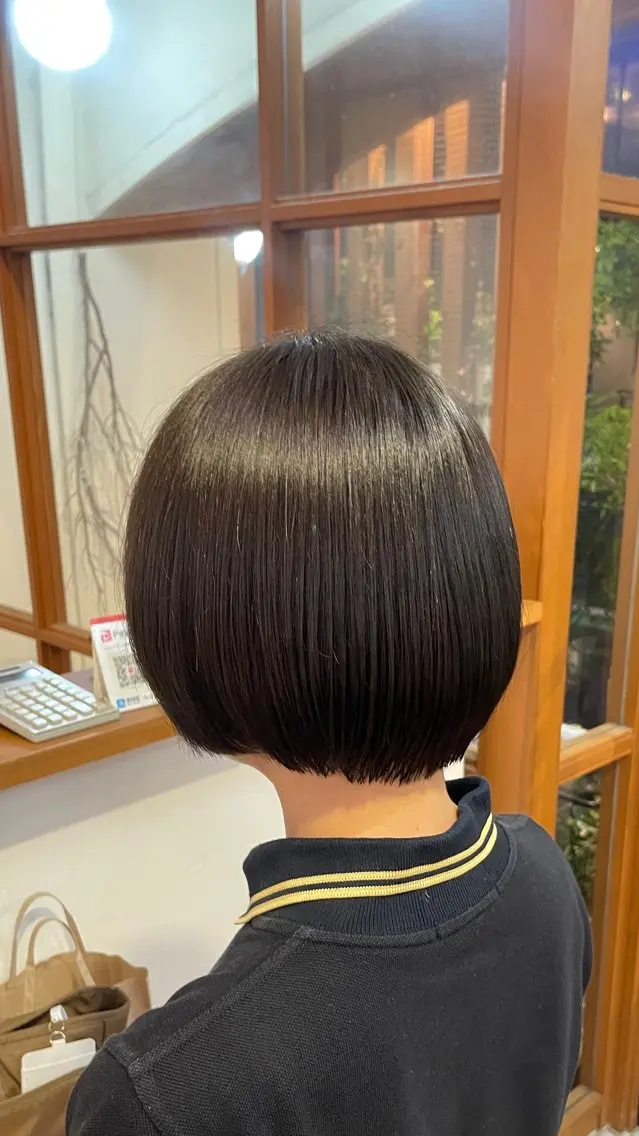 カラー ブラウンカラー ヘアカラー emma~ ボブ🪷のヘアスタイル