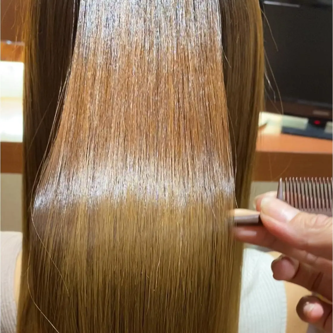 ロング 中谷 明日香のヘアスタイル