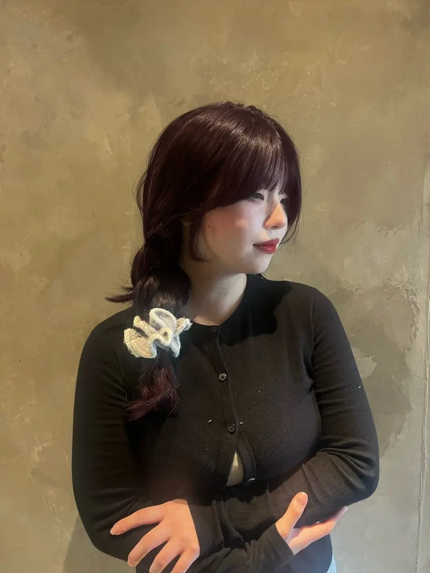 カラー 🎀韓国レイヤー/ 🫧透明感カラーのヘアスタイル