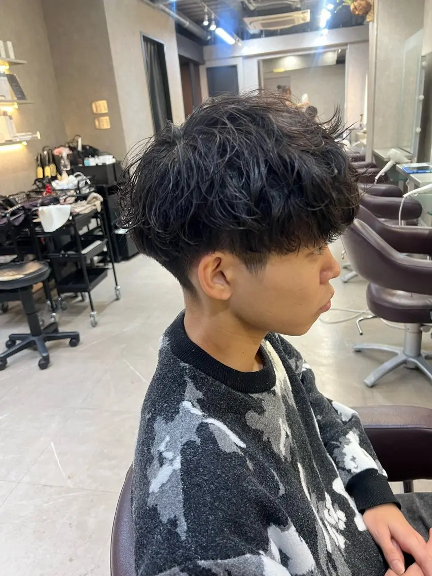 『メンズ限定✨️』カットシャドウパーマヘッドスパの写真