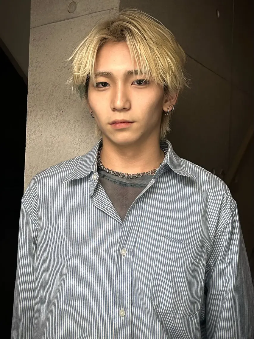 ショート カラー パーマ キッズ 岩城 滉成のヘアスタイル
