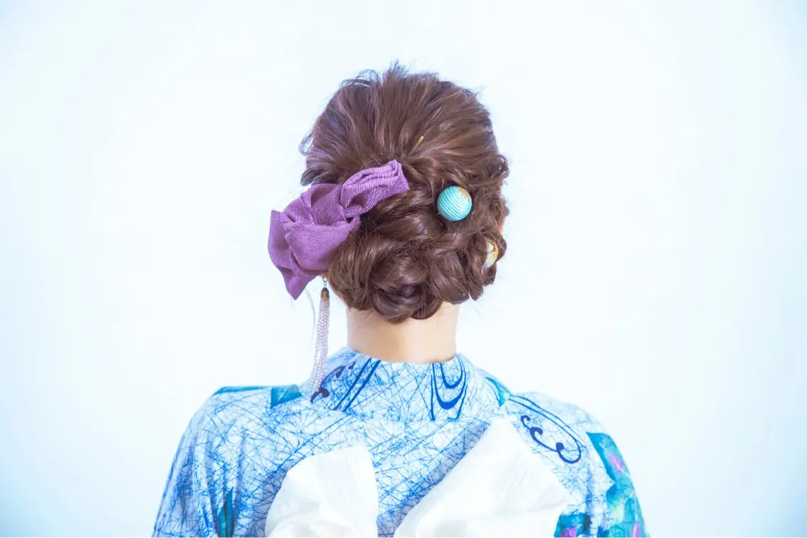 ヘアアレンジ 浴衣 ヘアセット hair make もりした ゆうのヘアスタイル