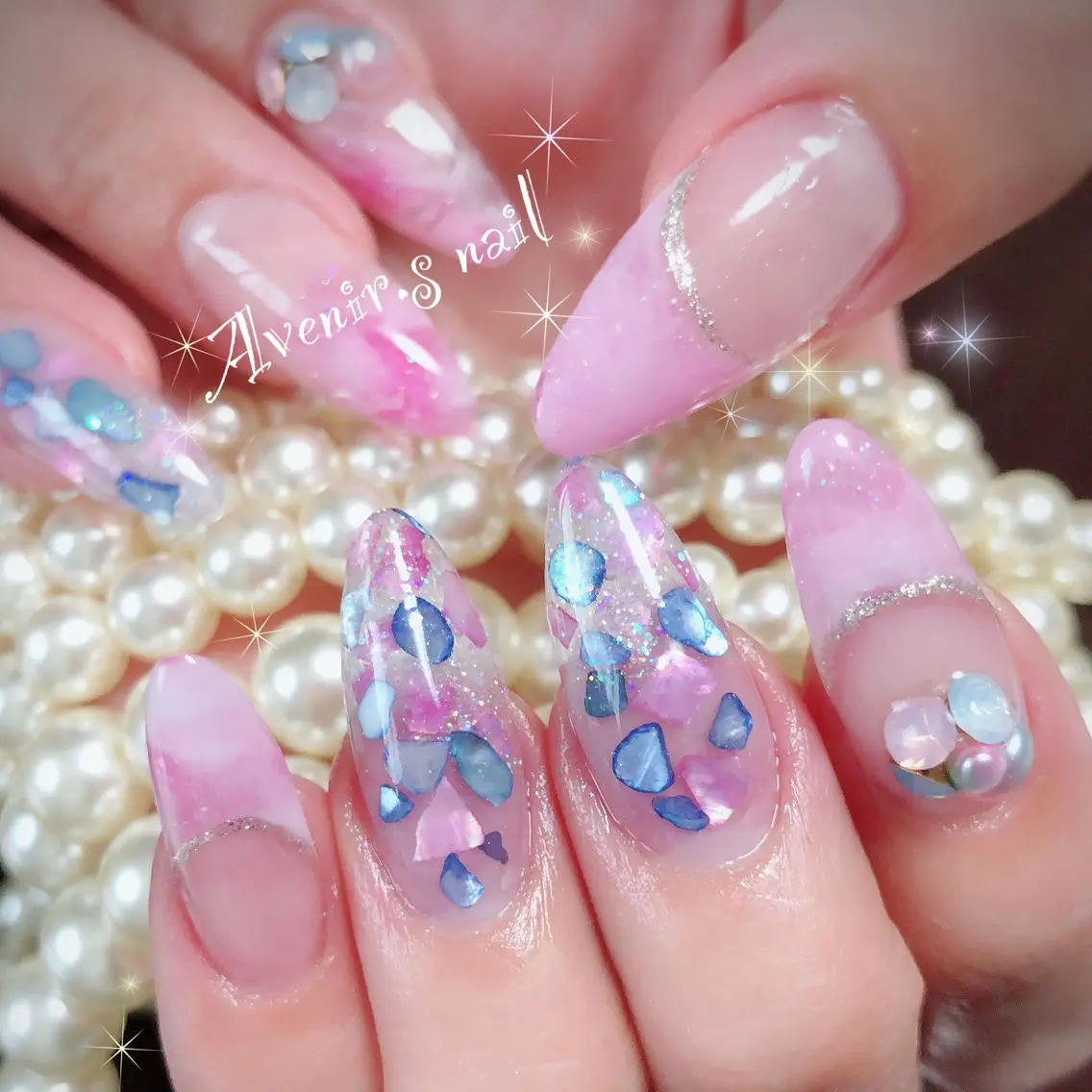 ネイル スカルプネイル ネイルチップ Home Salon Avenir.のネイルデザイン