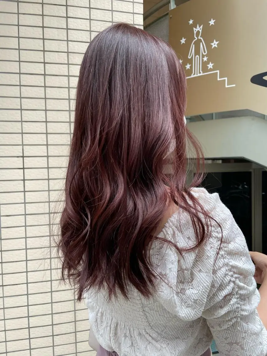 ✨️Azur定番✨️カット+艶感カラー+質感トリートメントの写真