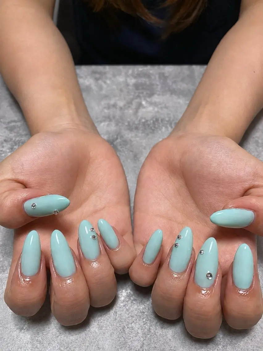 ネイル kazane長さだし フィルイン♡持ち込みのネイルデザイン