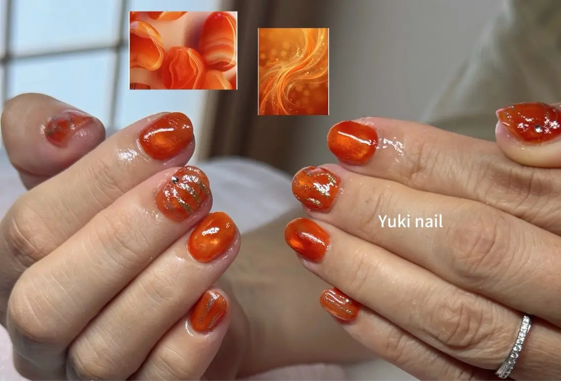ネイル マグネットネイル yukinail 自宅サロンのネイルデザイン