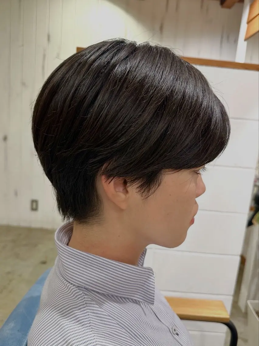 ショート ショートヘア カット 似合わせカット/艶髪 カラー/ AKARIのヘアスタイル
