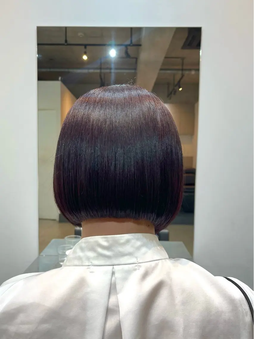 ショート カラー ボブ 🎀持ちのいいパーマ 🎀mikihoのヘアスタイル