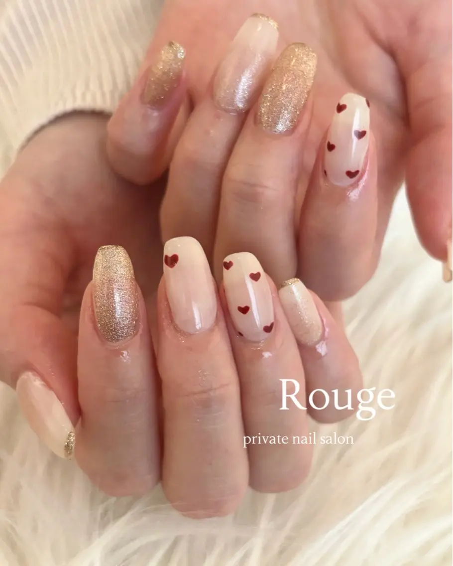 【オフ込み】シンプルお持ち込み🎀フレンチ･ワンポイントアート対応🎀の写真