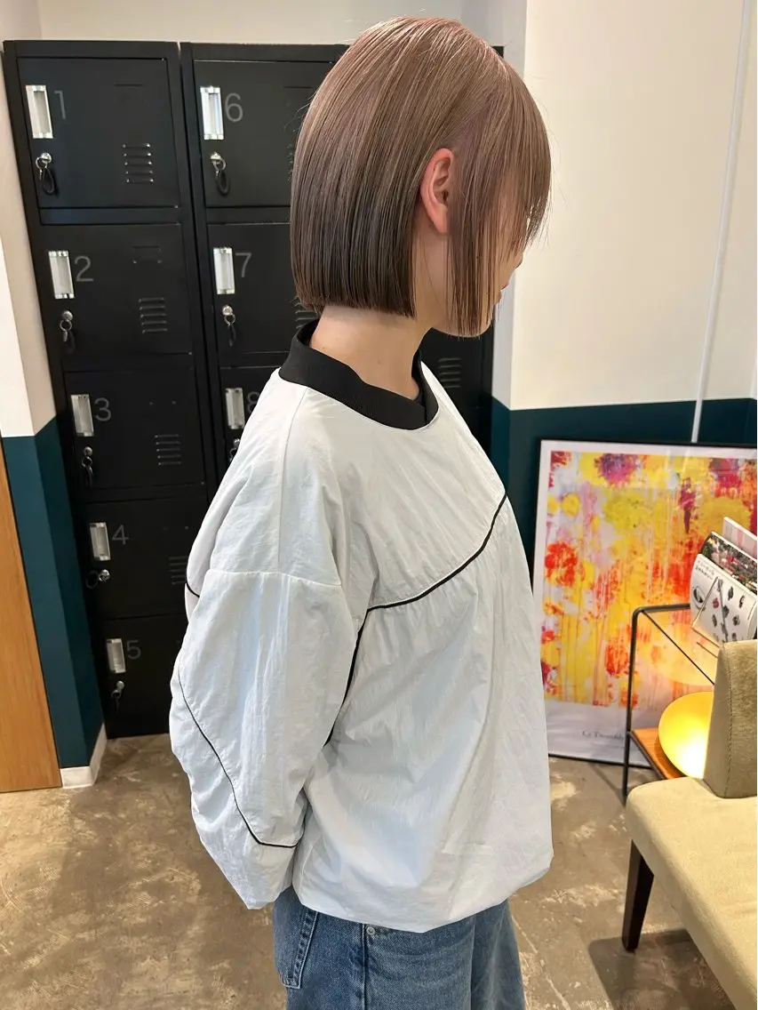 ショート カラー ベージュカラー ブラウンカラー カラーリスト菅野 竜矢🌈のヘアスタイル