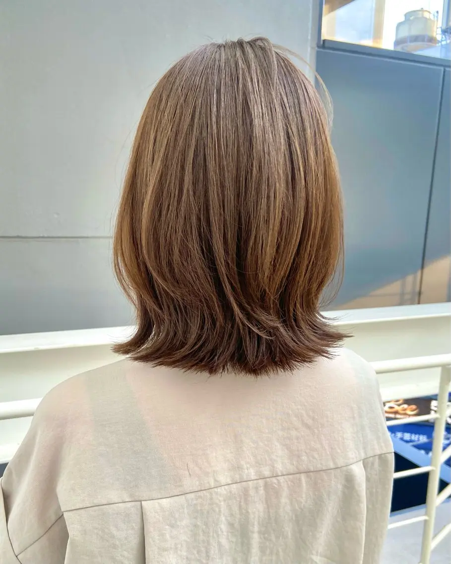 ミディアム カラー カット ヘアカラー トリートメント ERI / newi町田のヘアスタイル