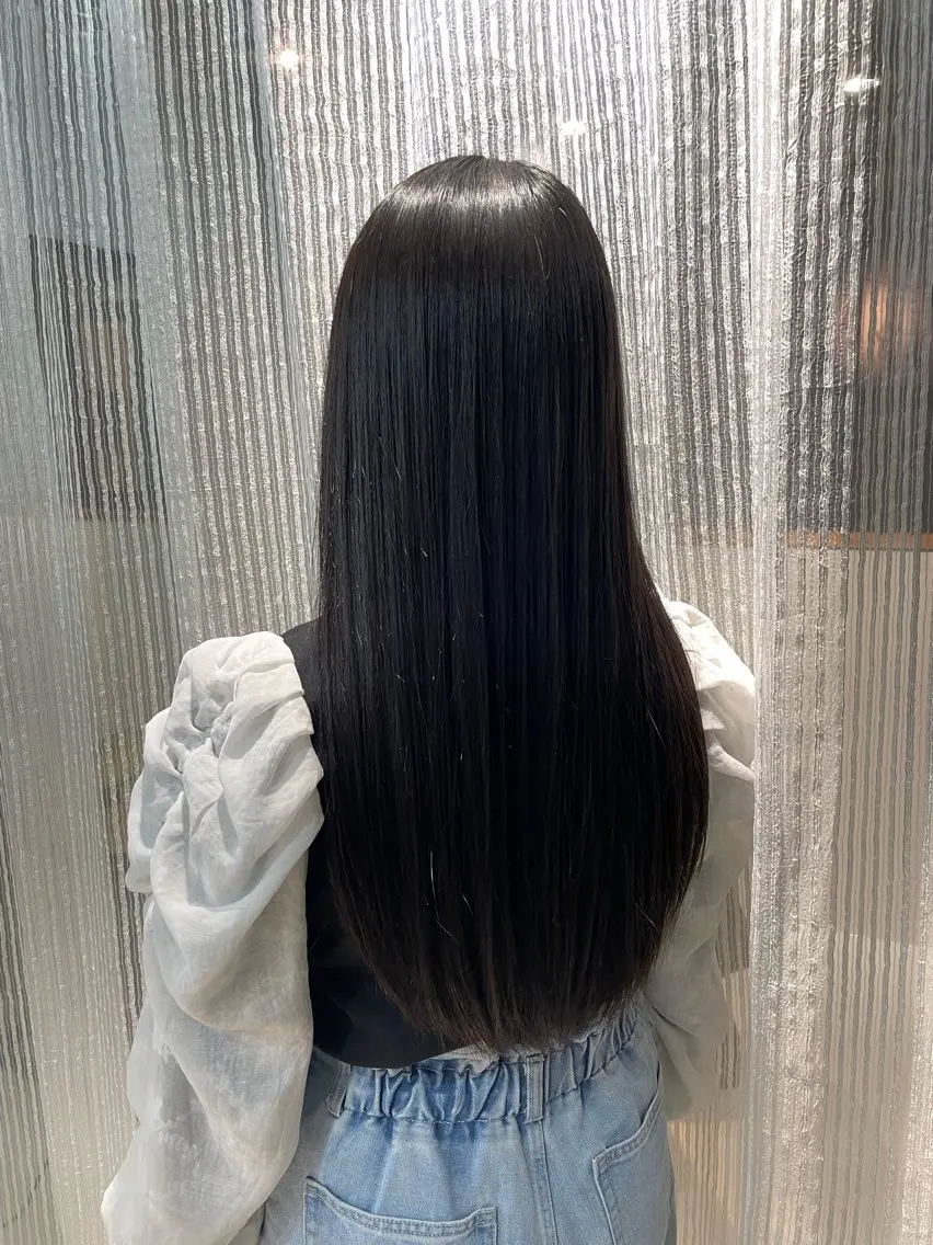 ◇期間限定◇素髪感&つや感縮毛矯正+トリートメント+カット¥23,900→¥18,000 ロング料金無し!の写真