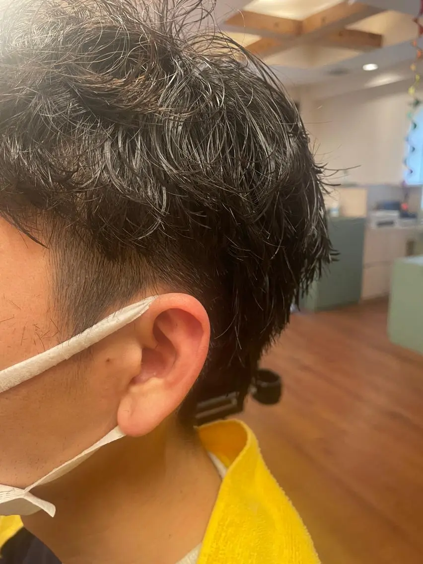 メンズCUTへッドスパシャンプーの写真
