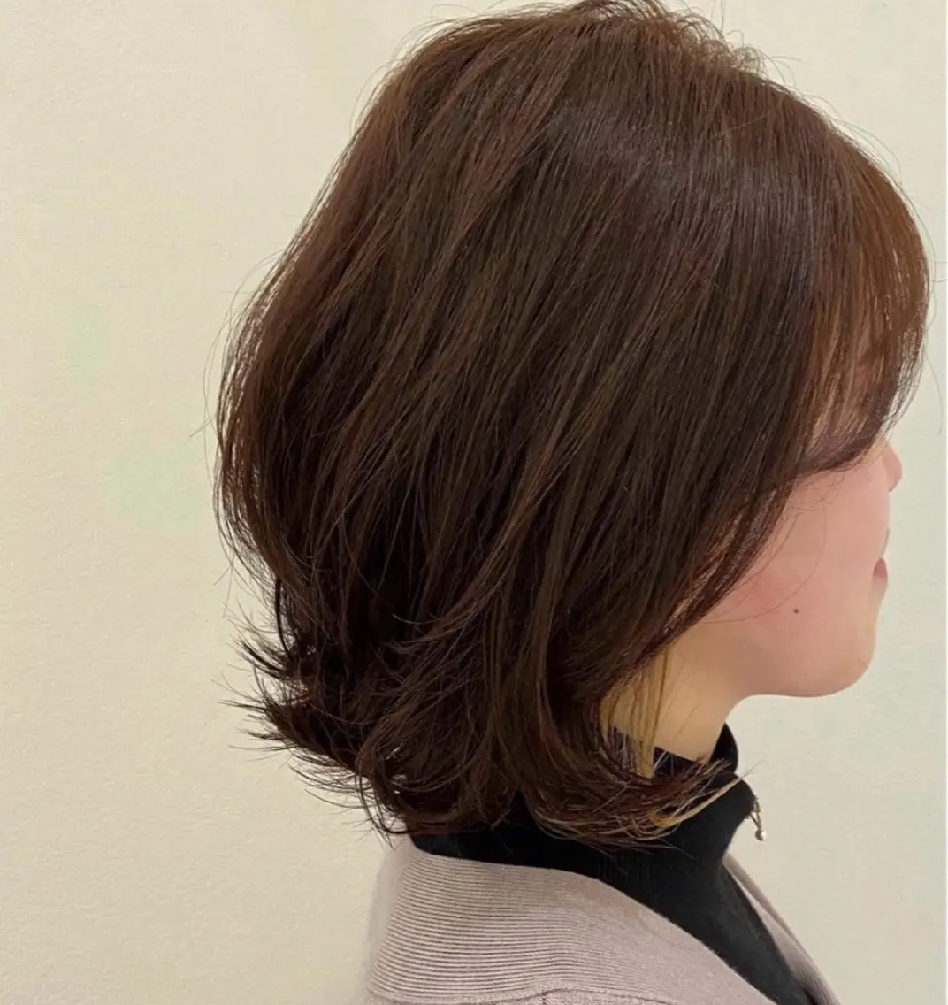 ミディアム カラー ママ美容師 Tsuchiyaのヘアスタイル