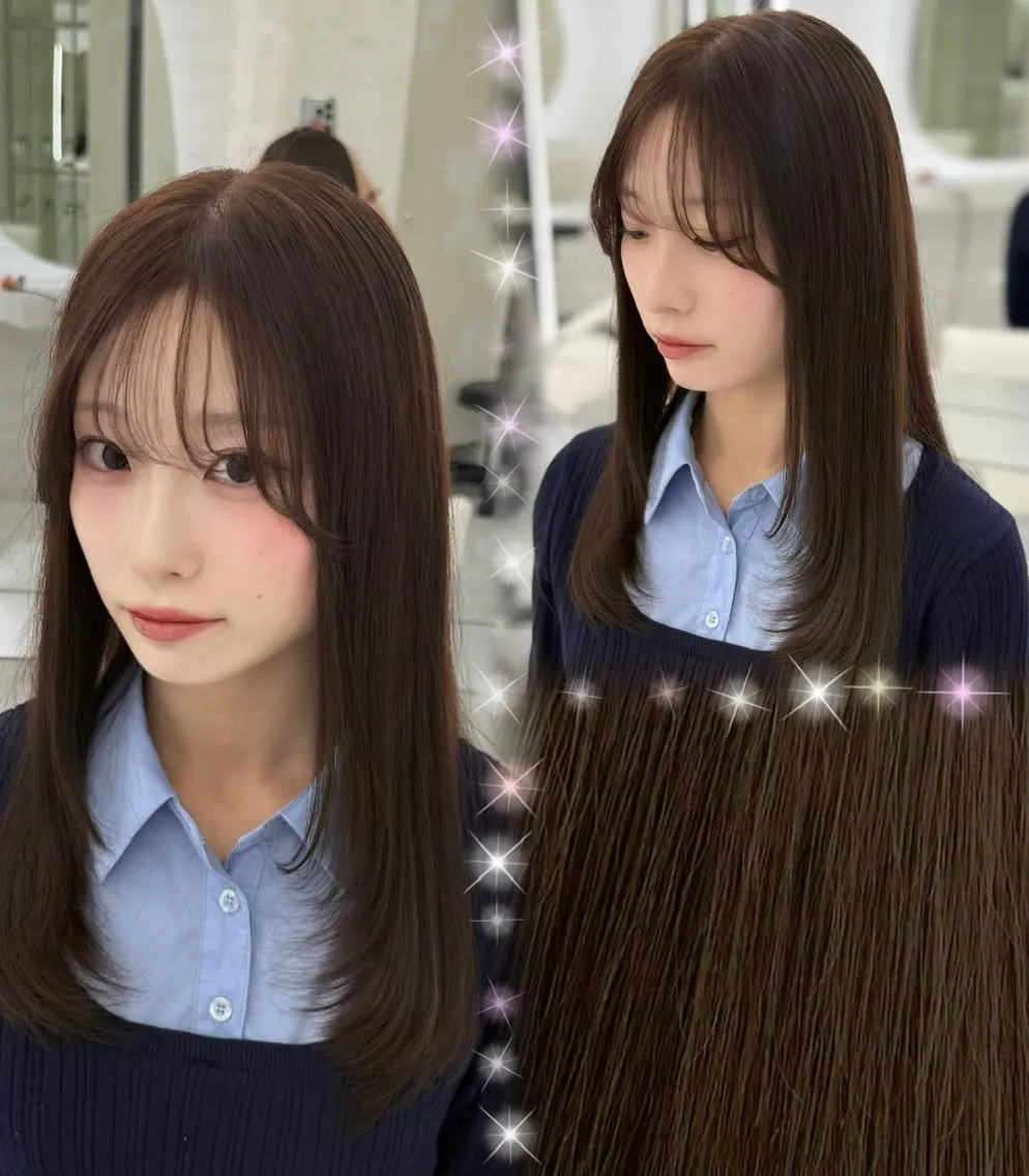 ロング カラー アッシュ ベージュカラー ブリーチ ケアブリーチ ダブルカラー ヘアカラー トリートメント 透明感カラー 💋🩷りなのヘアスタイル
