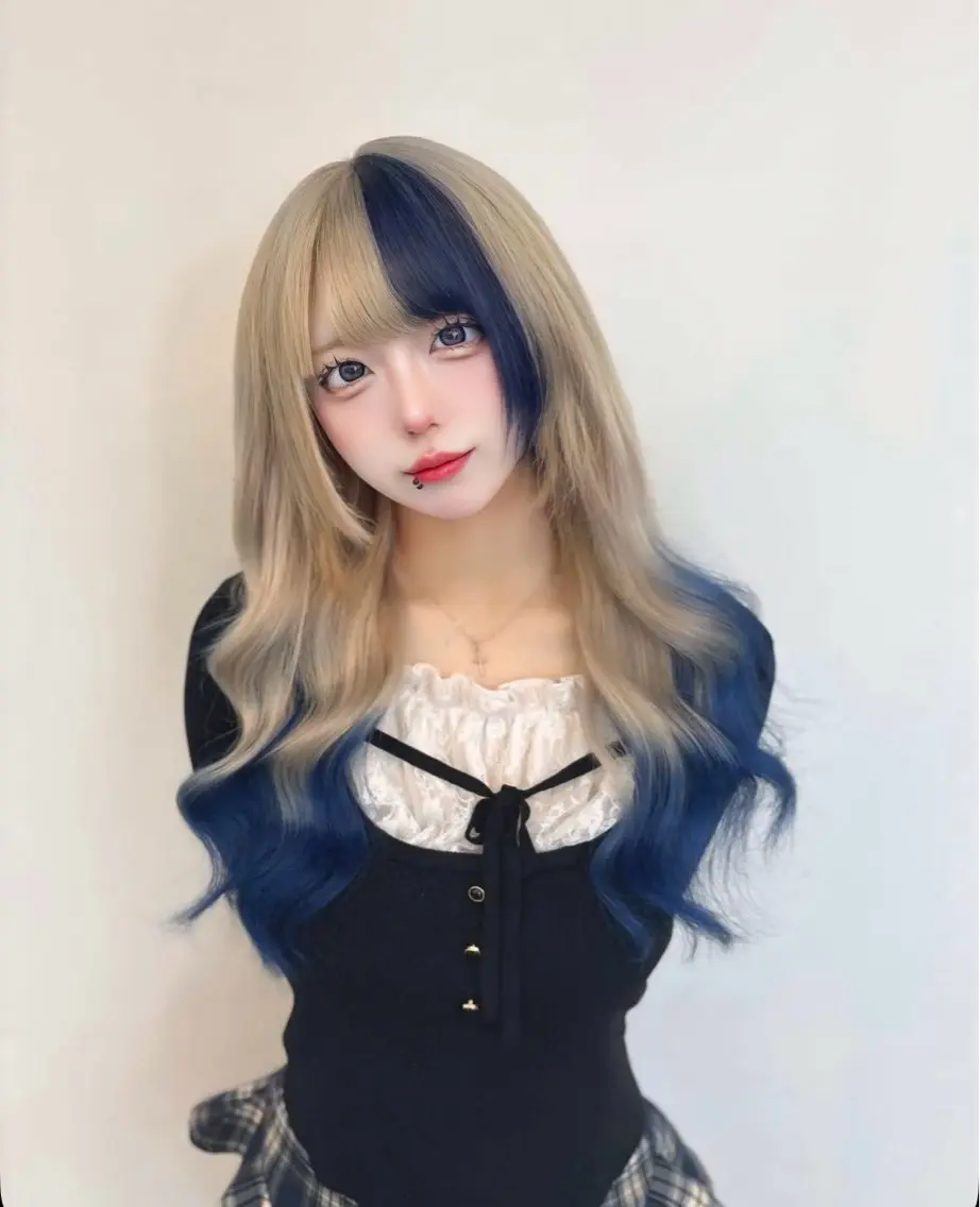 カラー ヘアカラー エクステ ☠️地雷ギャル職人⚡ りんのヘアスタイル