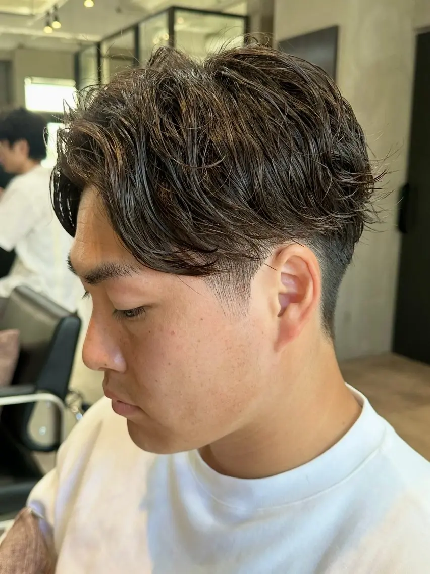 メンズカット+パーマ✂️🚹(動画撮影OKな方🙆🏻♀️、年齢不問🙆♂️)の写真