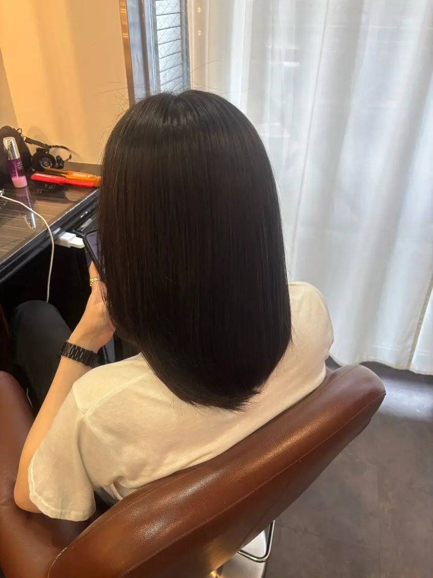 ミディアム gimmick✂️ Ririのヘアスタイル