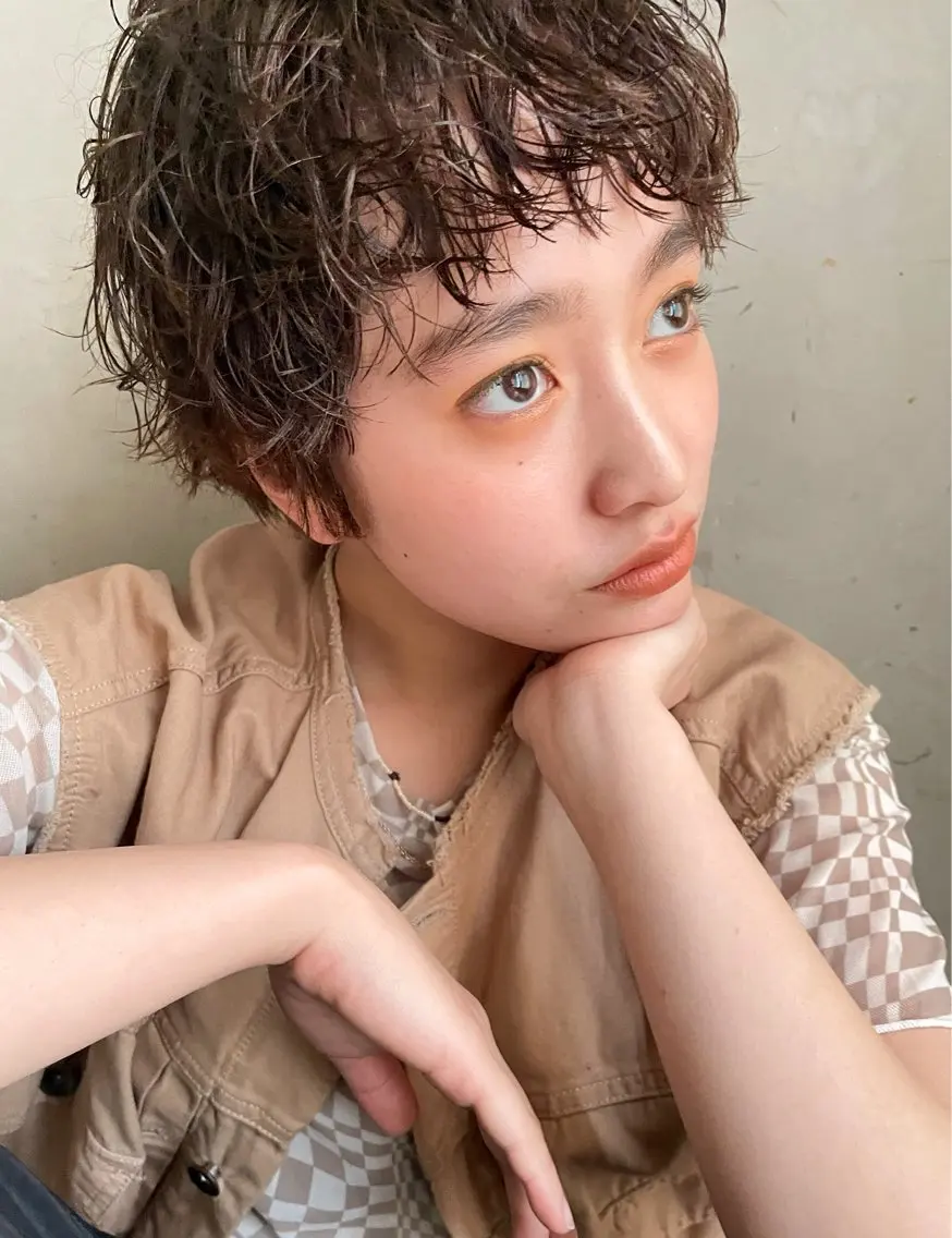 《ミニモ限定📢》カット+パーマ+内部補修トリートメントの写真
