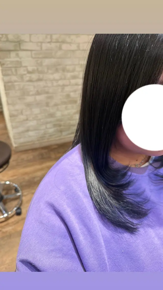 セミロング カット ヘアカラー Cloe仙台🍒ྀི ツルイヒナタのヘアスタイル