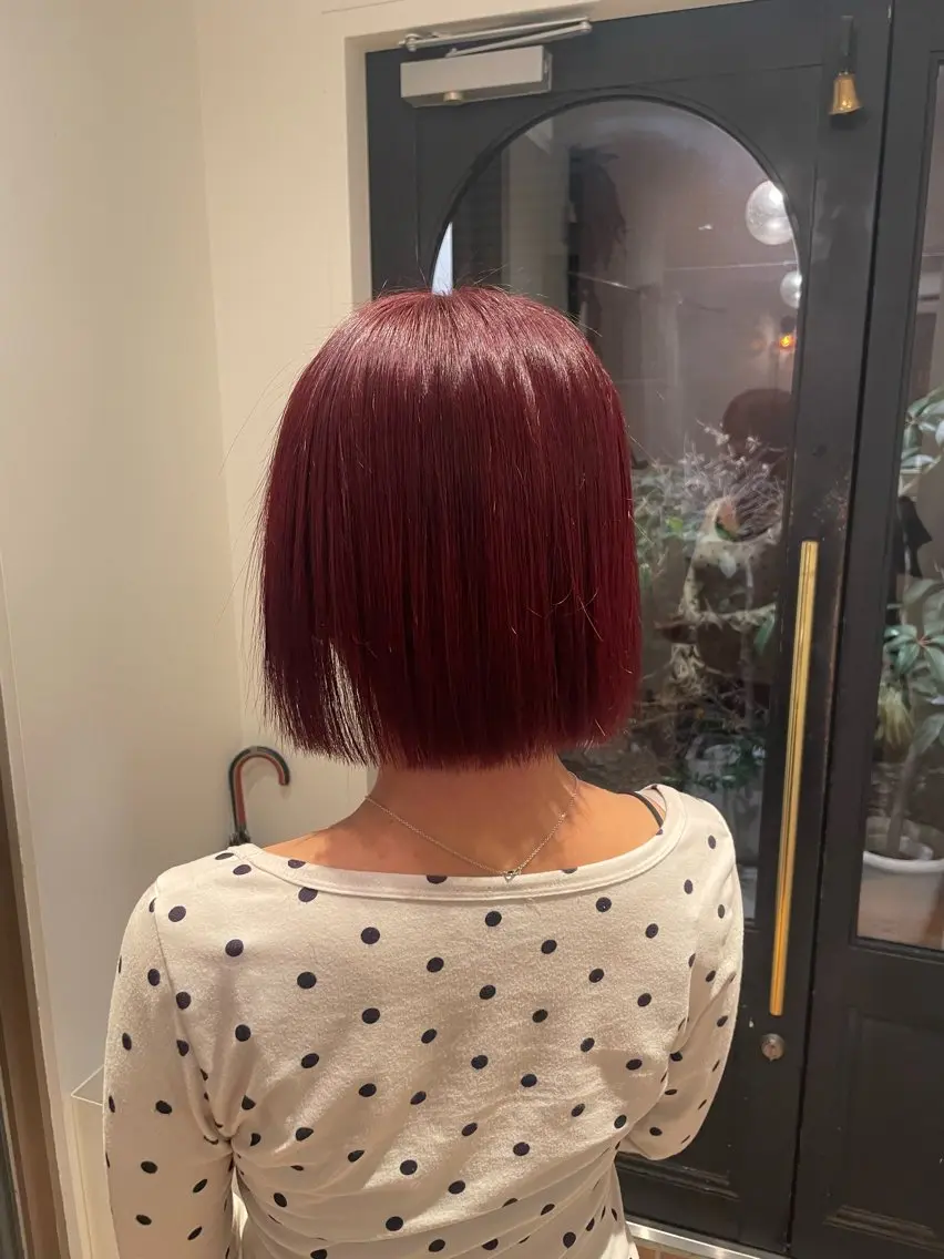 ショート カラー いさと🩵ᩚ 表参道美容室のヘアスタイル