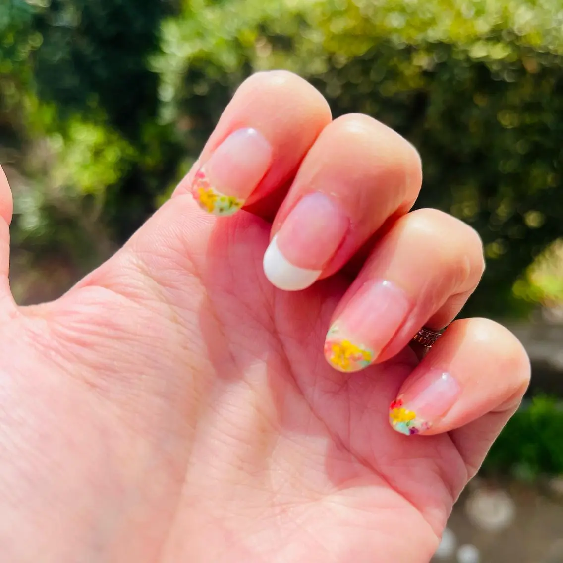 ネイル フレンチネイル Briwa✨nail 💅enoi ❤︎のネイルデザイン