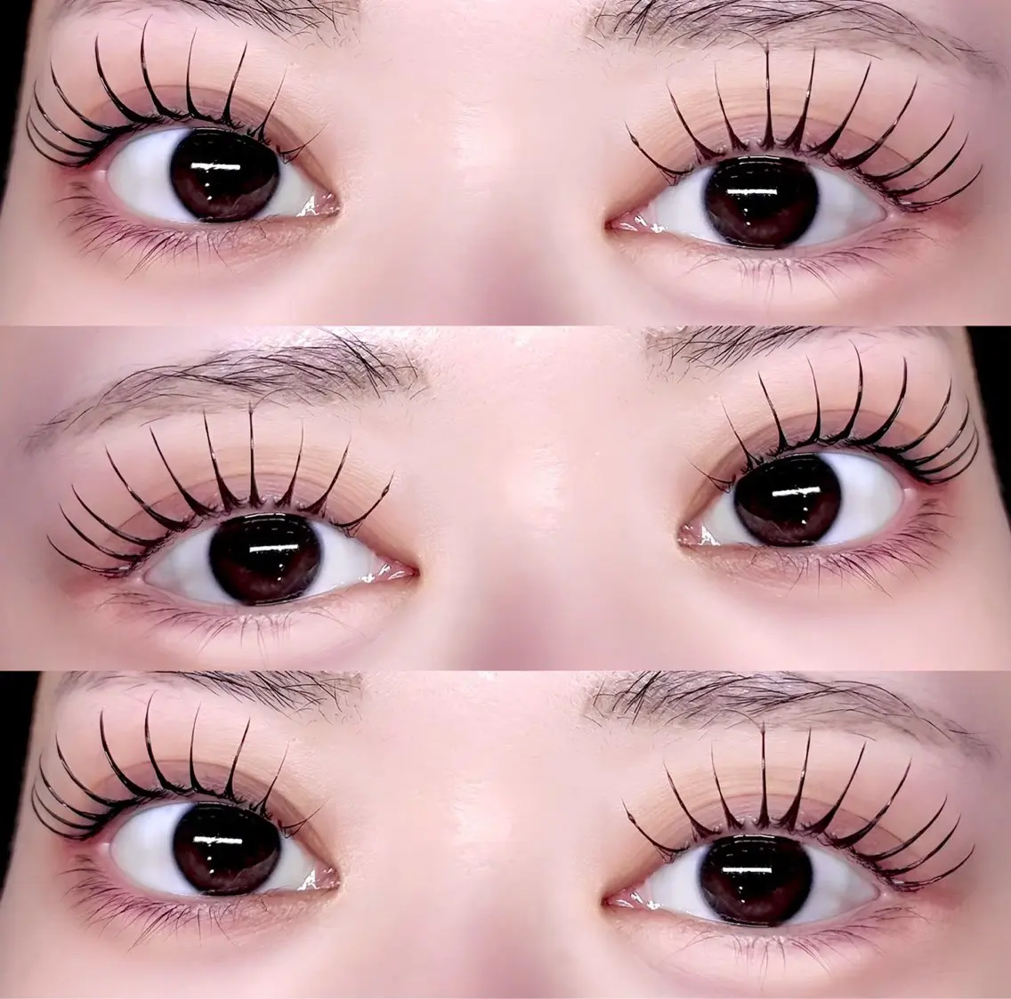 マツエク・マツパ 束感まつ毛 マツパ NANAMI🖤 ‎のマツエク・マツパデザイン