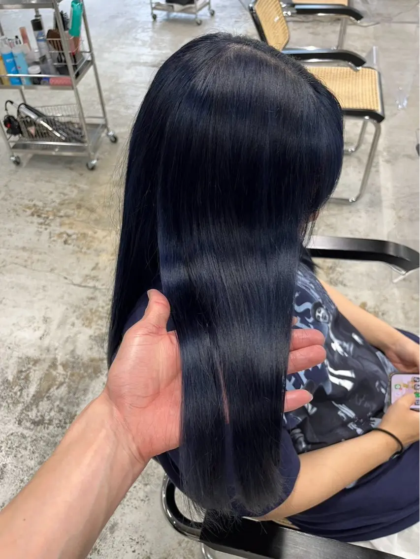 ロング 髪質改善 カット ヘアカラー トリートメント 中山 柊佑のヘアスタイル