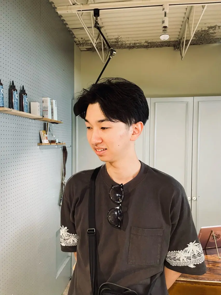 ショート メンズ ボブ カット トリートメント 🤩噂のMr.髪ポジ ティブ®️yu🤩のヘアスタイル