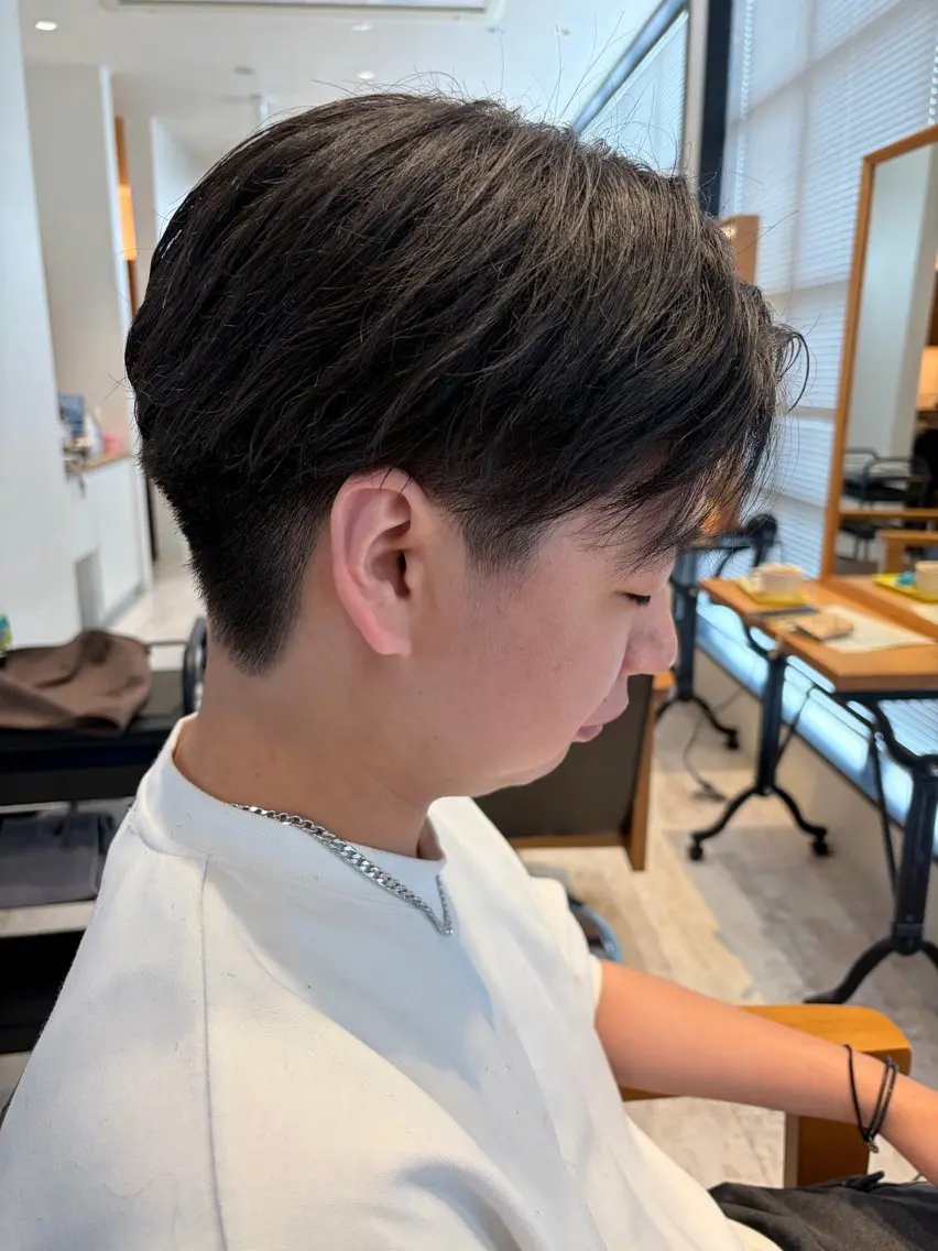 メンズ 山﨑 蓮のヘアスタイル