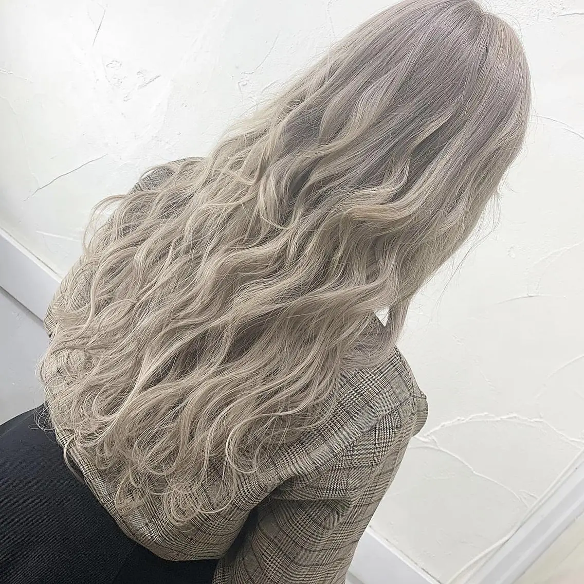 ロング エクステ ハイトーン/ 髪質改善/垣尾颯大のヘアスタイル