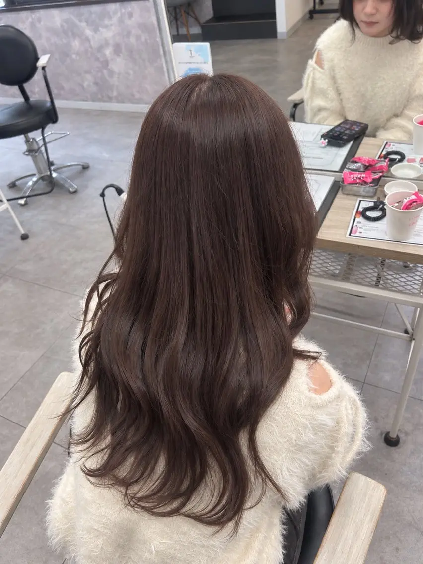 ロング 🤎透明感カラー 🤎🧸ちひろのヘアスタイル
