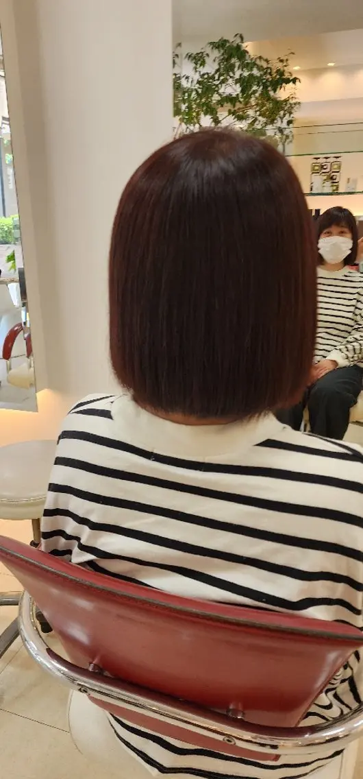 ミディアム カラー hairmake Juinのヘアスタイル