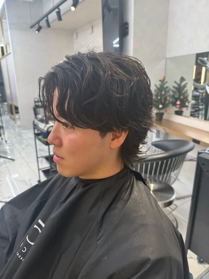 パーマ 本田 有里のヘアスタイル