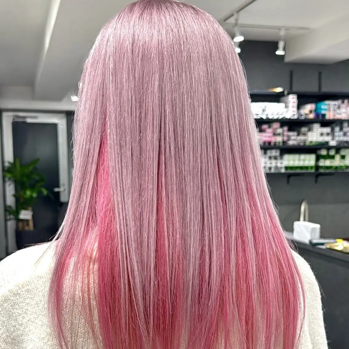カラー インナーカラー Yoshiいろあそび 八王子/ハイトーンのヘアスタイル