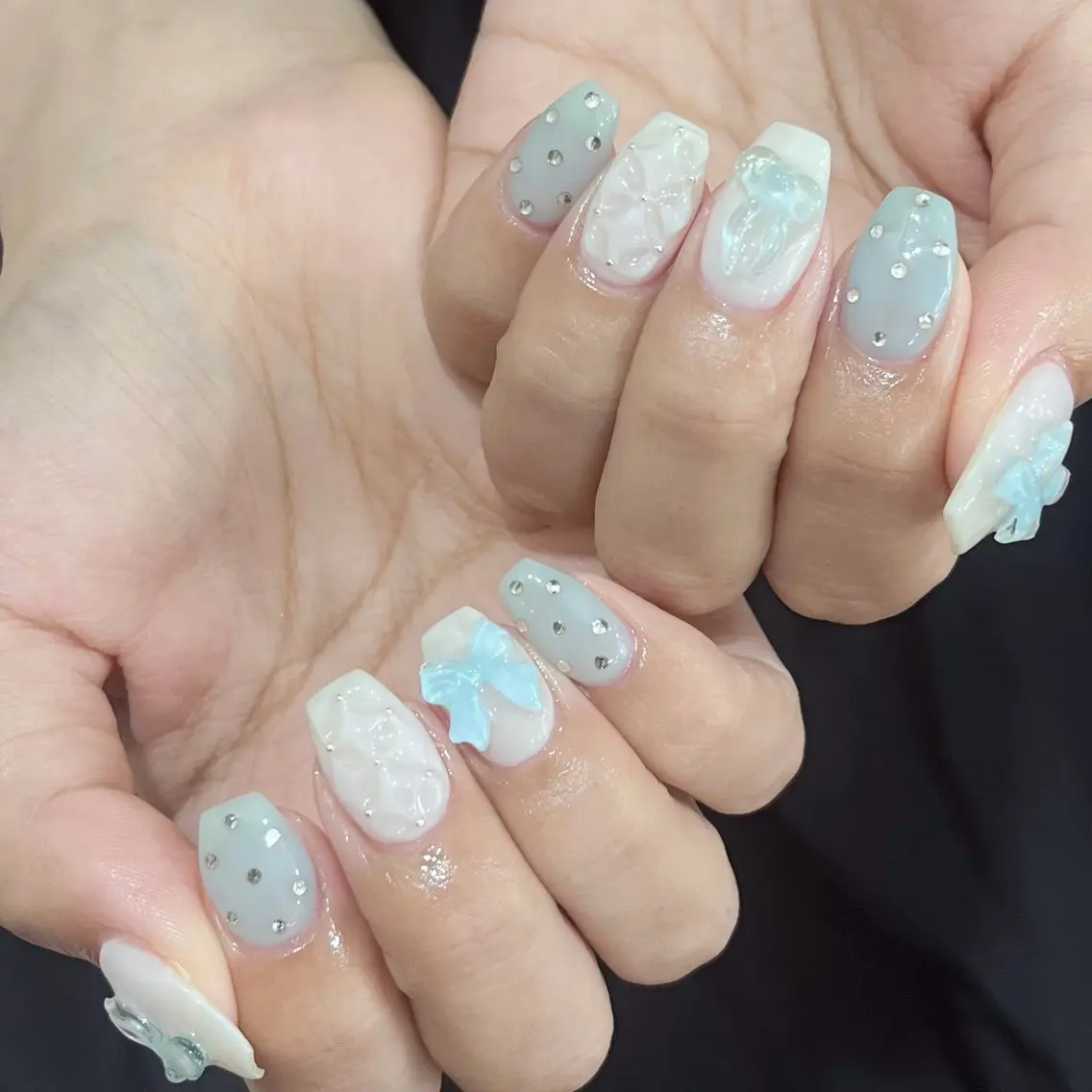 ネイル 韓国ネイル ワンホンネイル Kawaii _Nailのネイルデザイン