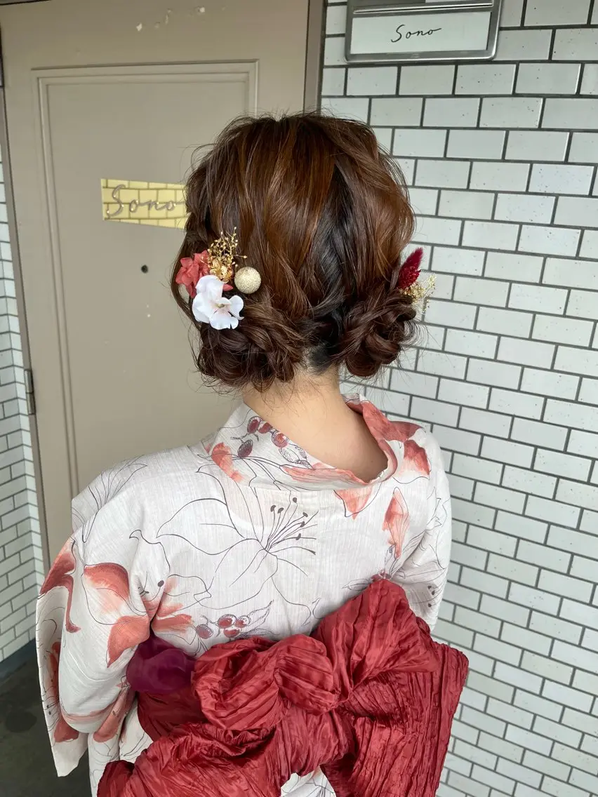 ヘアアレンジ 結婚式・ブライダル 髪飾り 推し活/イベントヘア 🎀✨yuriのヘアスタイル