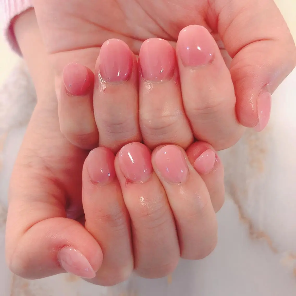 ネイル ピンク スカルプネイル ono megumiのネイルデザイン