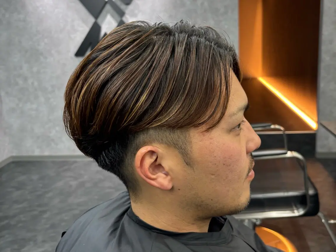【メンズ限定👦🏻💙】🉐平日限定🉐カット✂️+カラー🖌+髪質改善トリートメント✨️の写真