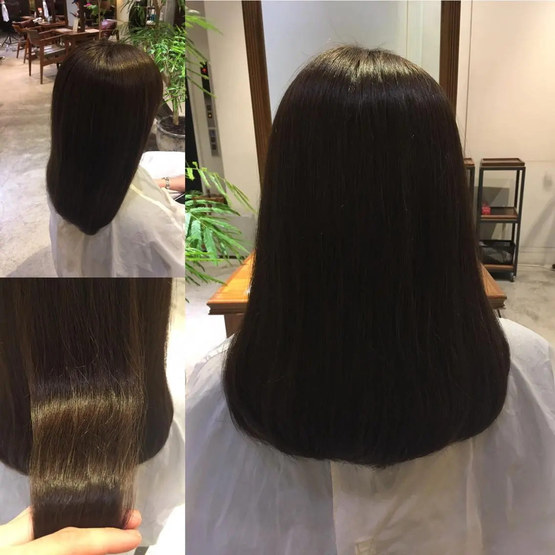 セミロング カラー アッシュ オリーブアッシュ ツヤ美髪💐 髪質改善/高山愛来のヘアスタイル