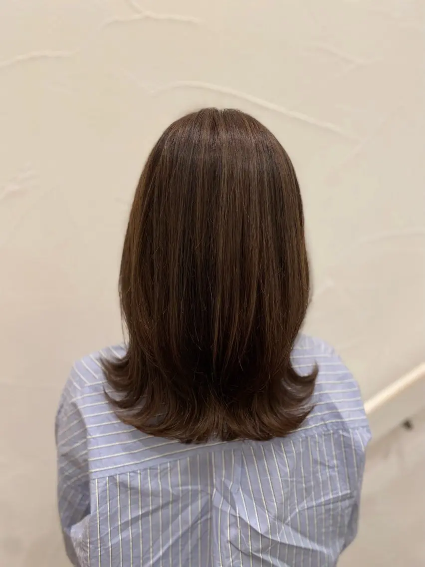 ミディアム カラー Ash中目黒店 榊間茜のヘアスタイル