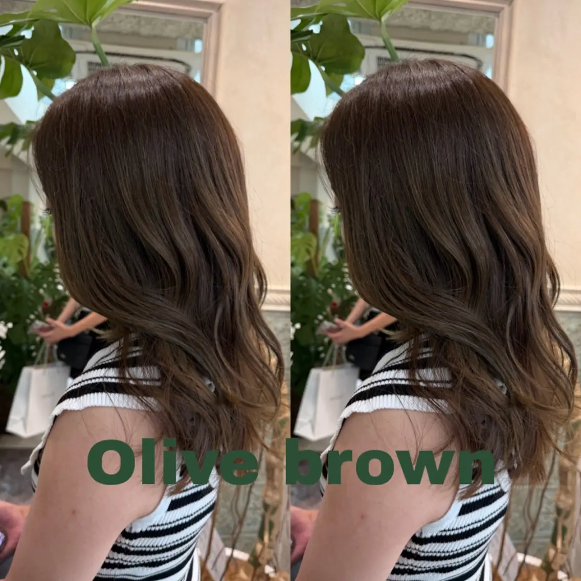 ミディアム カラー カット ヘアカラー トリートメント ブリーチなしWカラー Honokaのヘアスタイル