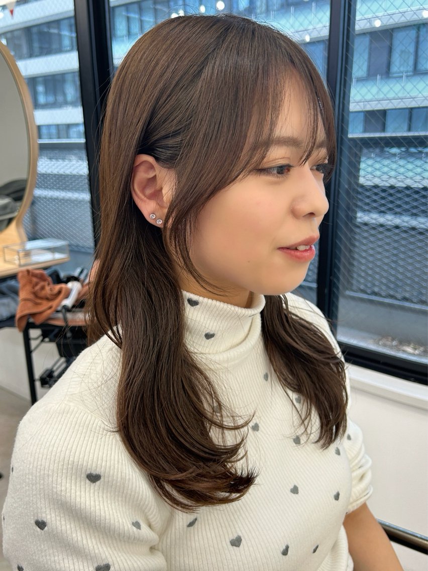 セミロング わかまつ　ももみ 🕊️/ヘアセットのヘアスタイル