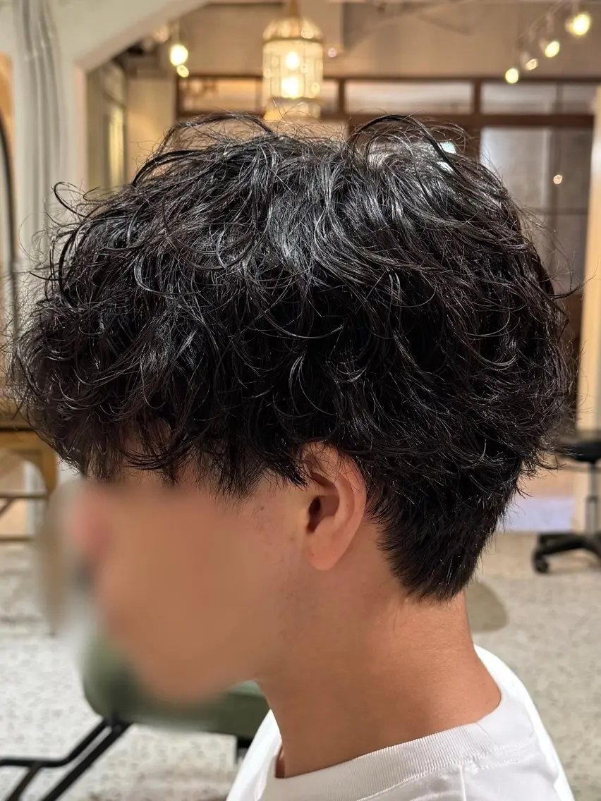パーマ メンズ 佐藤 七星のヘアスタイル
